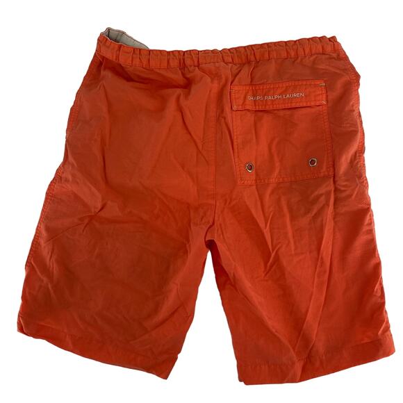 Chaps Ralph Lauren men M orange Swimming Trunks - Picture 2 of 6